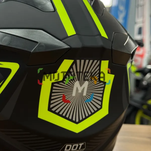 Шлем мото кроссовый Мототека ( MOTOTEKA ) TQ 602 BLACK/GREEN XL | Мототека