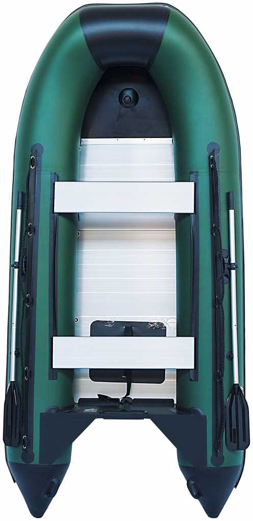 Лодка ПВХ SMarine (Смарин) SDP Standard - 380 фанерный пайол (зеленый/черный)
