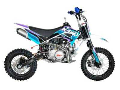 Питбайк KAYO (Кайо) MINI YX125EM 14/12 (механ. сцепл.. эл. стартер 2022 г.)