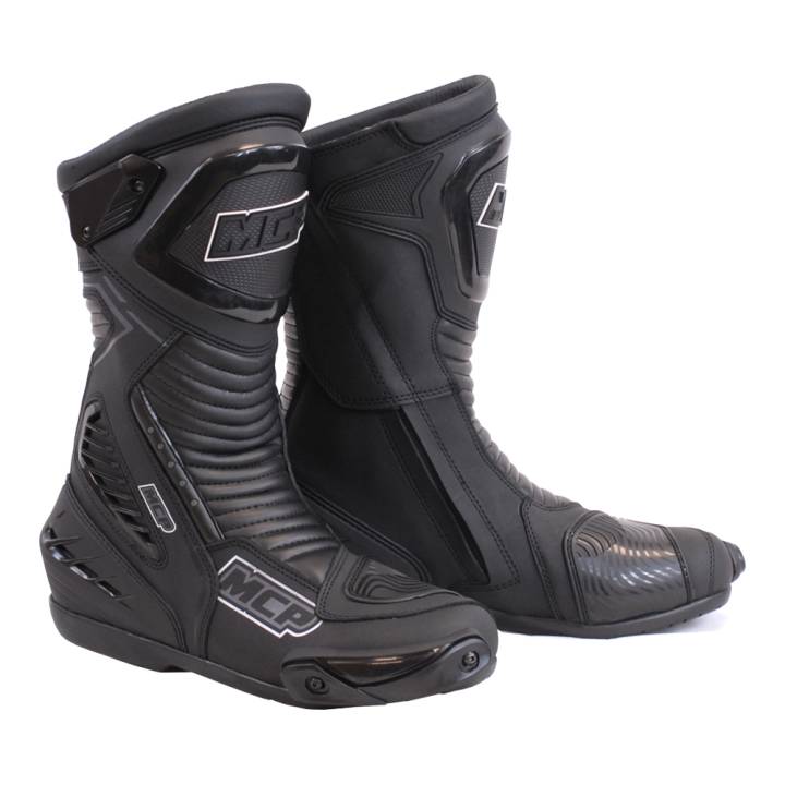 Мотоботы MCP MACON Leather черный 44