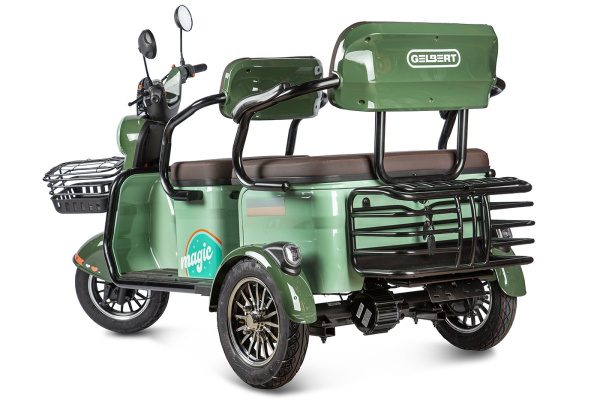 Пассажирский электротрицикл Rutrike (Рутрайк) Gelbert Kang 48V/60V 800Вт | Мототека