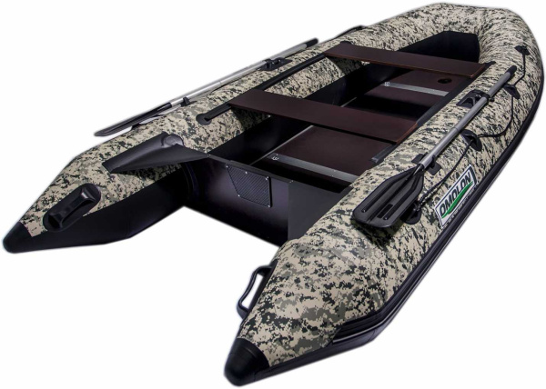 Лодка ПВХ Omolon (Омолон) SLDK A - 320 DP (зелёный пиксель)